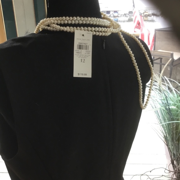 Ladies NWT Ann Taylor black dress - Picture 2 of 3